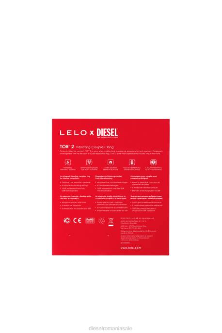 accesorii bărbați Diesel x 8694 tor 2 2H8J618 roșu