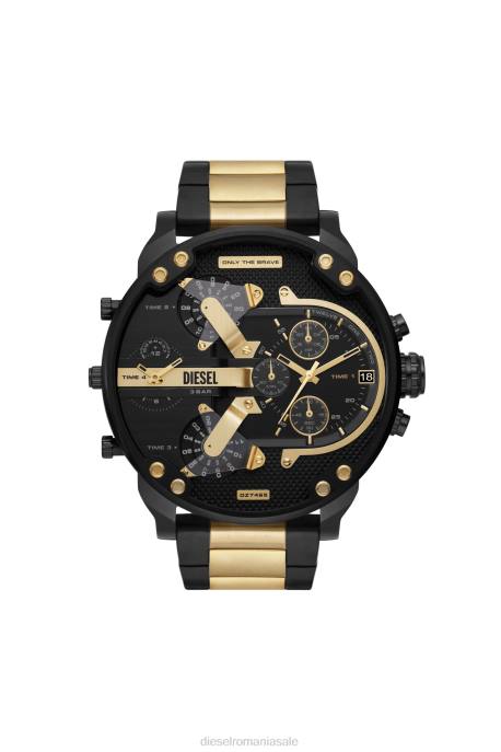accesorii bărbați Diesel dz7465 2H8J679 negru/auriu