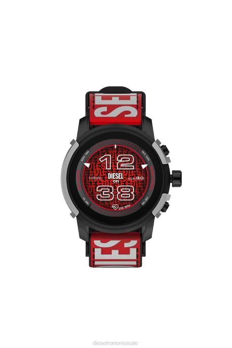 accesorii bărbați Diesel dzt2041v 2H8J698 negru/rosu
