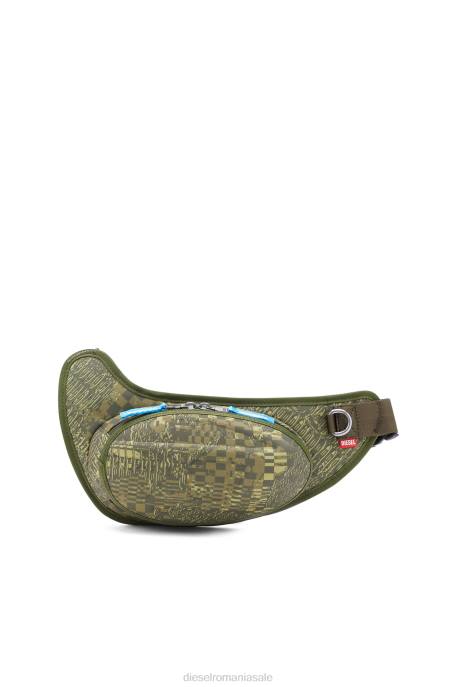 accesorii bărbați Diesel 1 dr-pod crossbody 2H8J485 verde militar