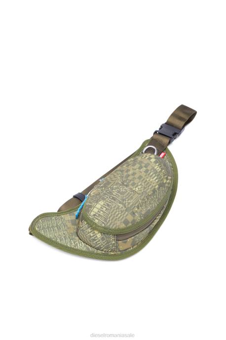 accesorii bărbați Diesel 1 dr-pod crossbody 2H8J485 verde militar