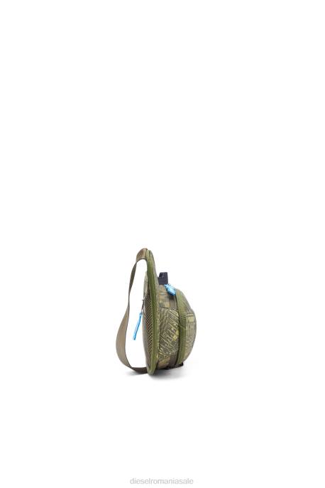 accesorii bărbați Diesel 1 dr-pod crossbody 2H8J485 verde militar