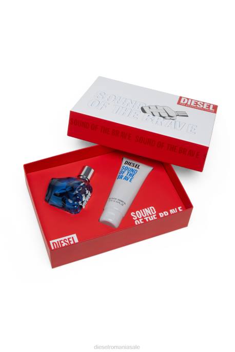accesorii bărbați Diesel set cadou sound of the brave de 50 ml 2H8J744 alb