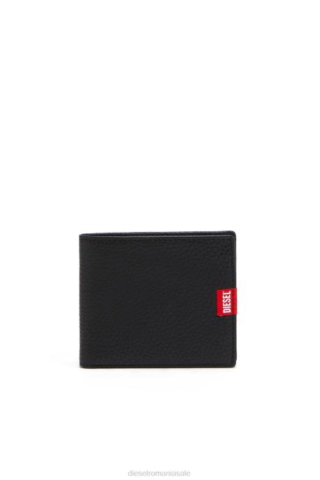 accesorii bărbați Diesel bi-fold monedă s 2H8J566 negru
