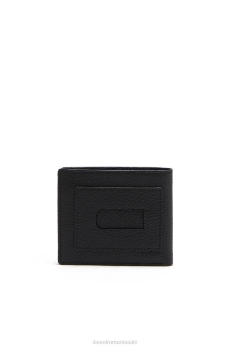accesorii bărbați Diesel bi-fold monedă s 2H8J566 negru