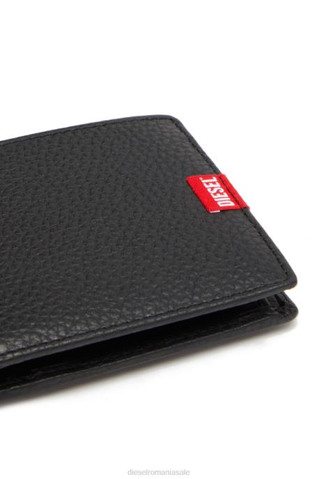 accesorii bărbați Diesel bi-fold monedă s 2H8J566 negru