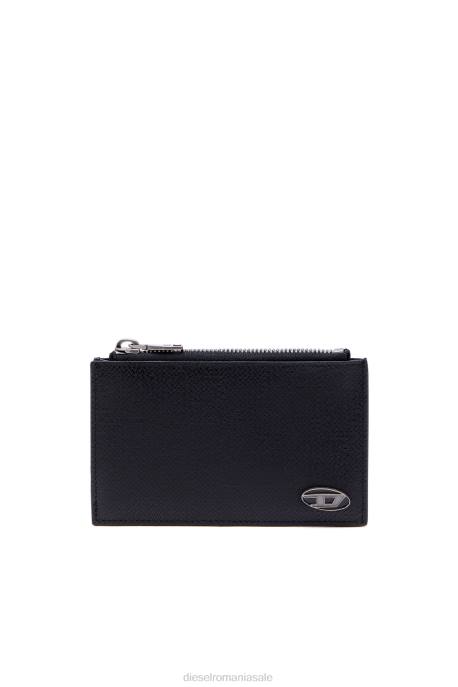 accesorii bărbați Diesel card holder monedă m 2H8J568 negru