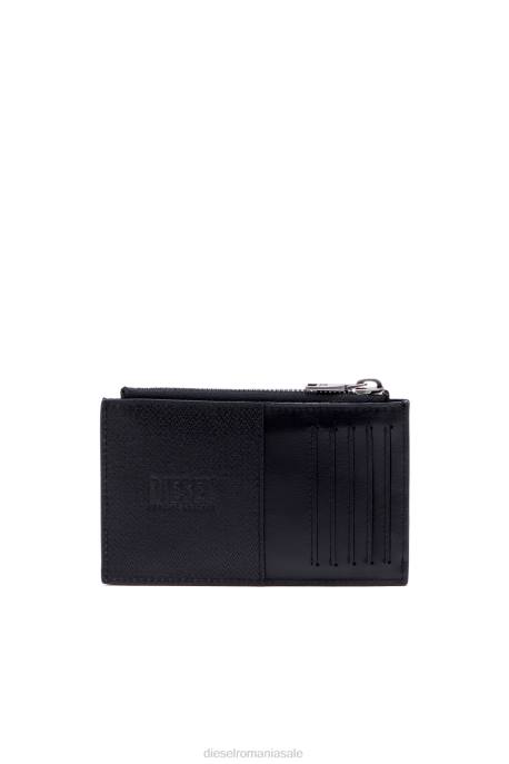 accesorii bărbați Diesel card holder monedă m 2H8J568 negru