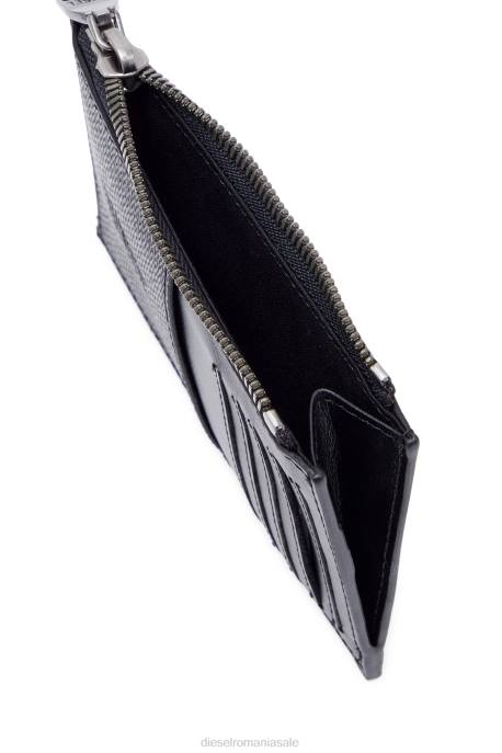 accesorii bărbați Diesel card holder monedă m 2H8J568 negru