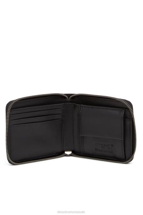 accesorii bărbați Diesel fermoar monedă dublu xs 2H8J565 negru/verde