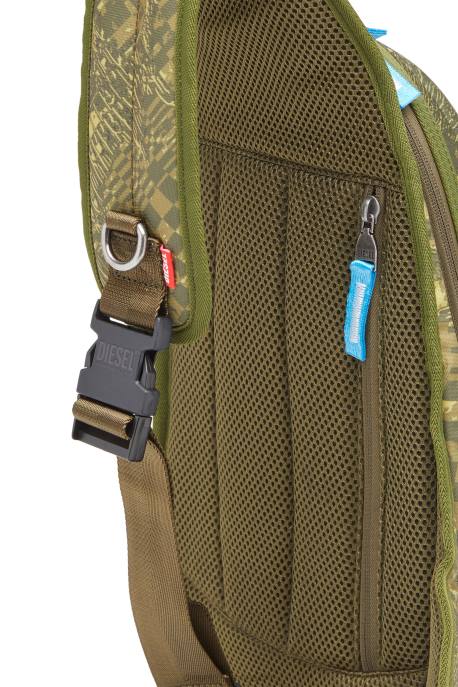 accesorii bărbați Diesel Geantă sling 1dr-pod 2H8J495 verde militar