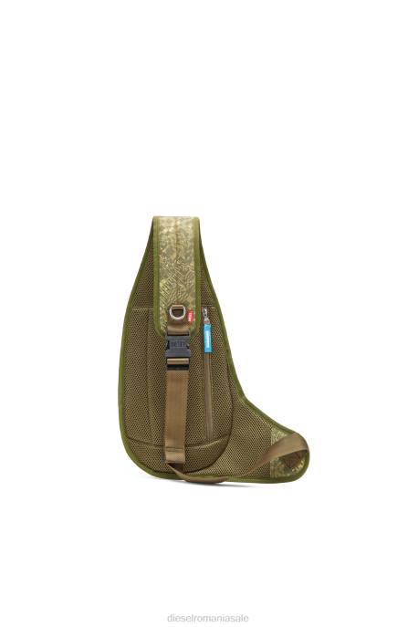 accesorii bărbați Diesel Geantă sling 1dr-pod 2H8J495 verde militar