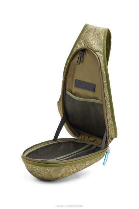 accesorii bărbați Diesel Geantă sling 1dr-pod 2H8J495 verde militar