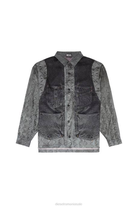 îmbrăcăminte bărbați Diesel s-gilliam-vest 2H8J287 gri