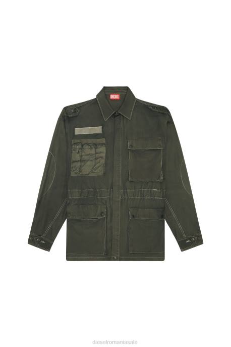 îmbrăcăminte bărbați Diesel s-roua 2H8J303 verde militar