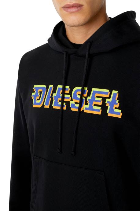 îmbrăcăminte bărbați Diesel s-ginn-hood-k27 2H8J98 negru