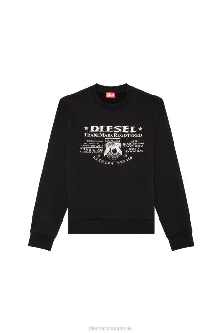 îmbrăcăminte bărbați Diesel s-ginn-l2 2H8J134 negru