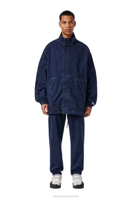 îmbrăcăminte bărbați Diesel d-rodney joggjeans windbreaker 2H8J37 albastru inchis