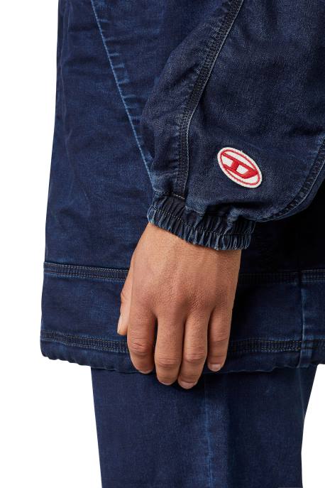 îmbrăcăminte bărbați Diesel d-rodney joggjeans windbreaker 2H8J37 albastru inchis