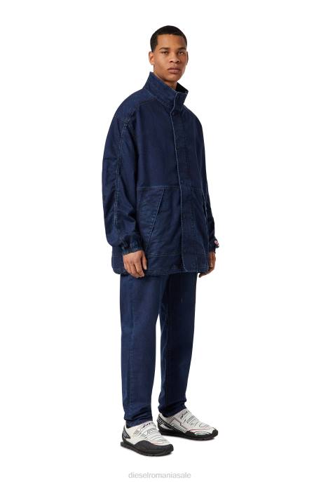 îmbrăcăminte bărbați Diesel d-rodney joggjeans windbreaker 2H8J37 albastru inchis