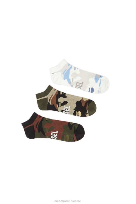 îmbrăcăminte bărbați Diesel skm-gost-threepack 2H8J605 negru/verde