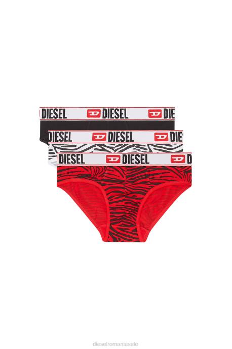 îmbrăcăminte bărbați Diesel umbr-andrethreepack 2H8J436 roșu/negru