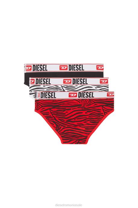 îmbrăcăminte bărbați Diesel umbr-andrethreepack 2H8J436 roșu/negru