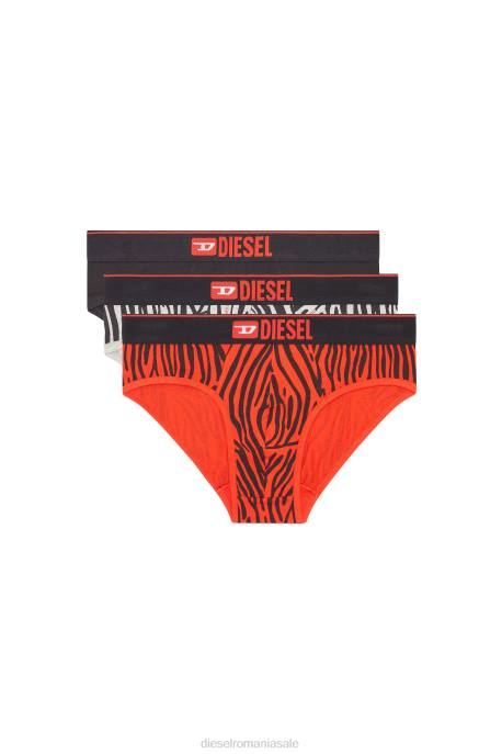 îmbrăcăminte bărbați Diesel umbr-andrethreepack 2H8J454 negru/rosu