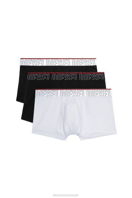îmbrăcăminte bărbați Diesel umbx-damienthreepack 2H8J432 alb negru
