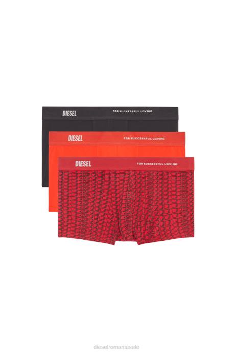 îmbrăcăminte bărbați Diesel umbx-damienthreepack 2H8J453 negru/rosu