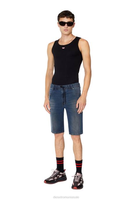 îmbrăcăminte bărbați Diesel d-krooshort joggjeans 2H8J422 albastru inchis