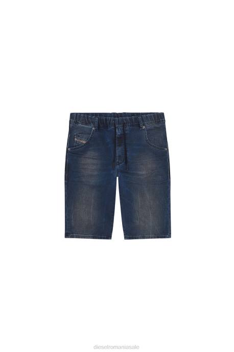 îmbrăcăminte bărbați Diesel d-krooshort joggjeans 2H8J422 albastru inchis