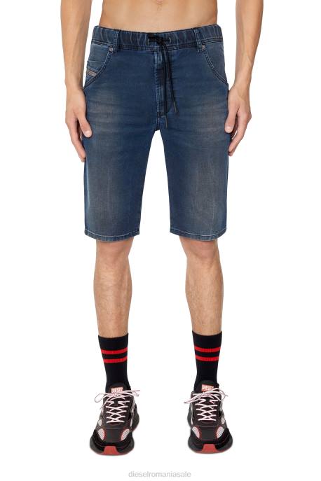 îmbrăcăminte bărbați Diesel d-krooshort joggjeans 2H8J422 albastru inchis