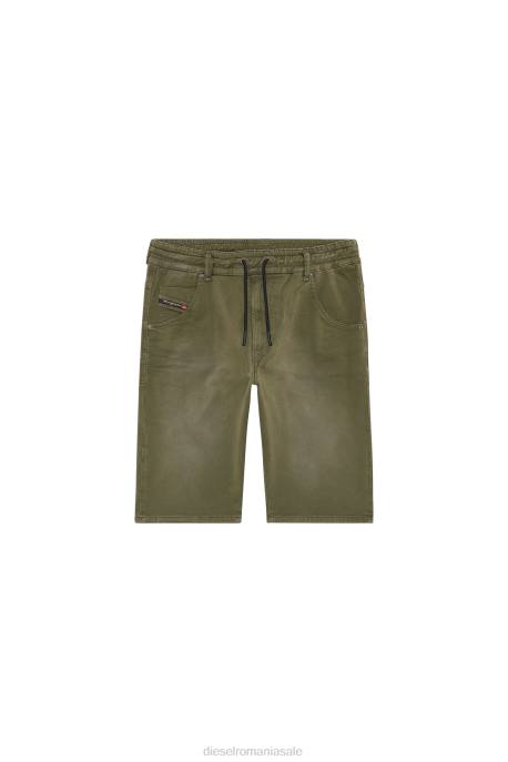îmbrăcăminte bărbați Diesel d-krooshort-z joggjeans 2H8J370 verde