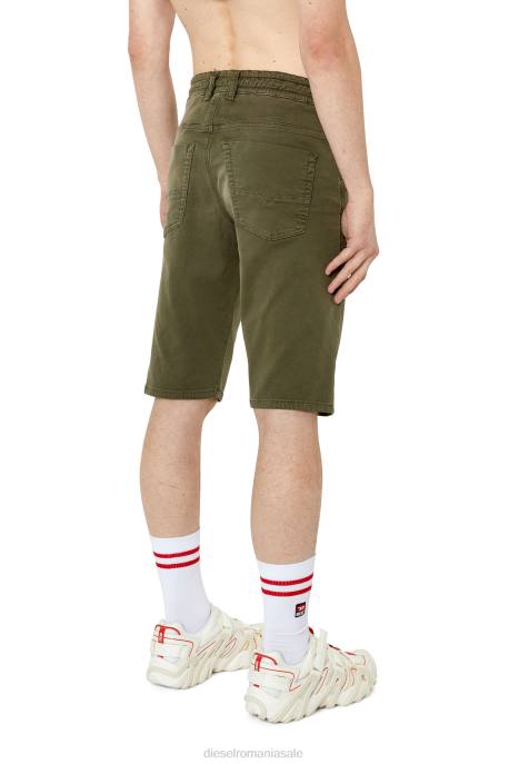 îmbrăcăminte bărbați Diesel d-krooshort-z joggjeans 2H8J370 verde