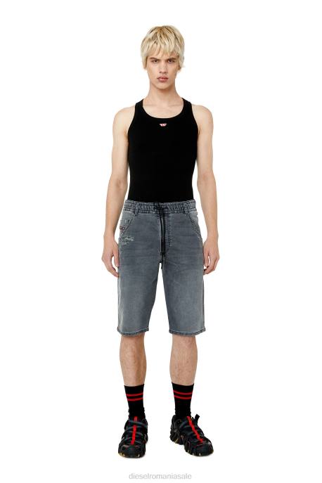 îmbrăcăminte bărbați Diesel d-krooshort-z joggjeans 2H8J373 negru
