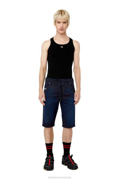 îmbrăcăminte bărbați Diesel d-krooshort-z joggjeans 2H8J393 albastru inchis