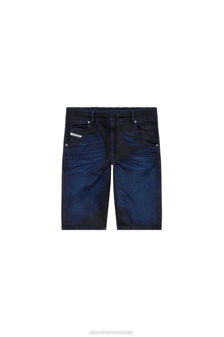 îmbrăcăminte bărbați Diesel d-krooshort-z joggjeans 2H8J393 albastru inchis