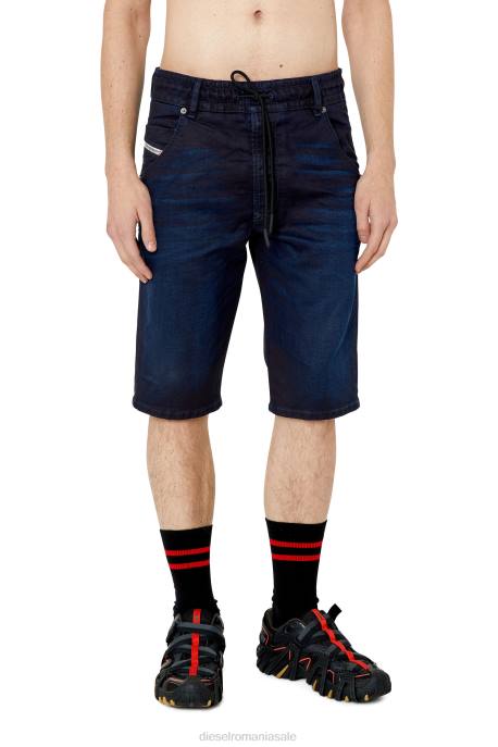 îmbrăcăminte bărbați Diesel d-krooshort-z joggjeans 2H8J393 albastru inchis