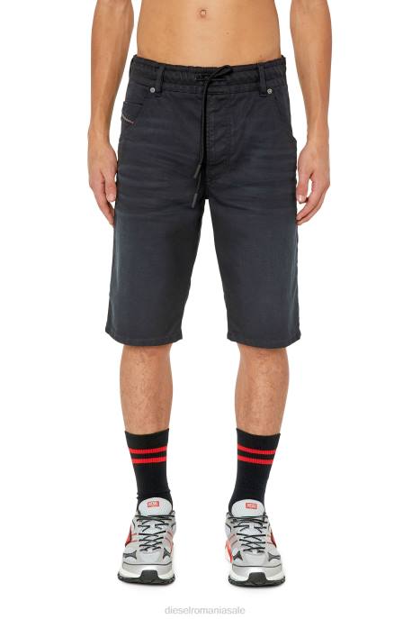 îmbrăcăminte bărbați Diesel d-krooshort-z joggjeans 2H8J394 negru/gri închis