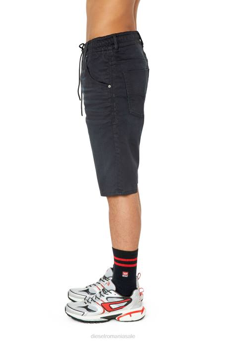 îmbrăcăminte bărbați Diesel d-krooshort-z joggjeans 2H8J394 negru/gri închis
