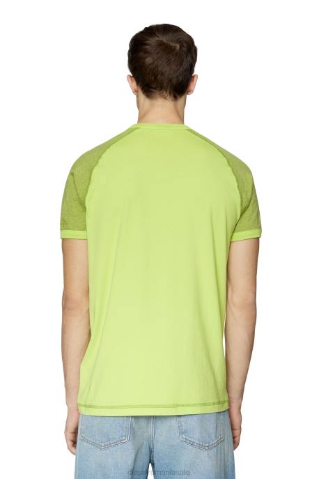 îmbrăcăminte bărbați Diesel t-dieglan 2H8J203 verde fluo