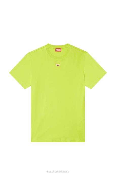 îmbrăcăminte bărbați Diesel t-diegor-d 2H8J197 verde fluo