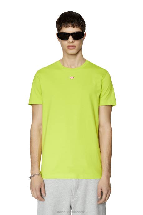 îmbrăcăminte bărbați Diesel t-diegor-d 2H8J197 verde fluo