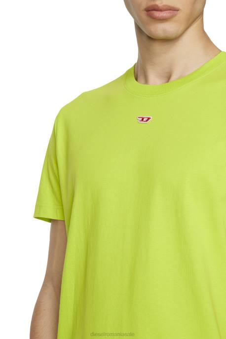 îmbrăcăminte bărbați Diesel t-diegor-d 2H8J197 verde fluo