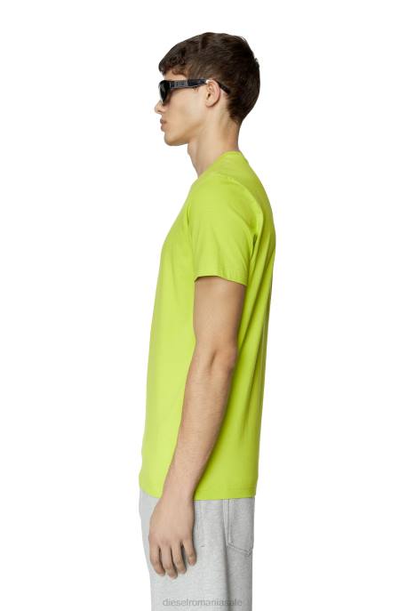 îmbrăcăminte bărbați Diesel t-diegor-d 2H8J197 verde fluo