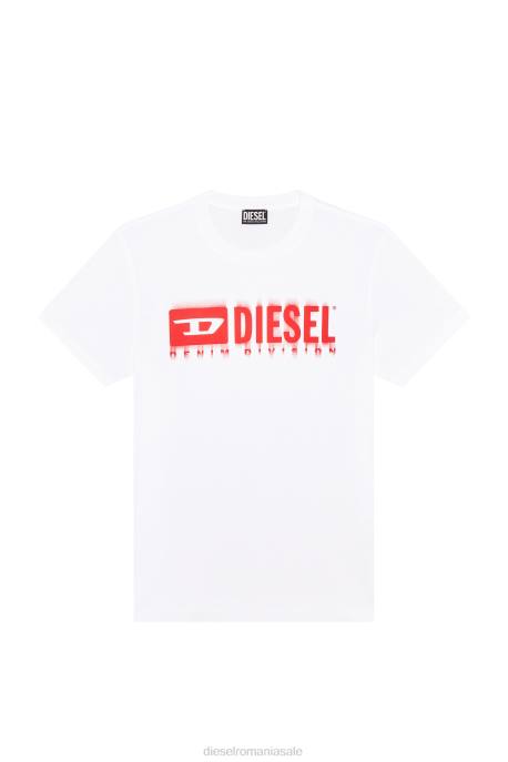 îmbrăcăminte bărbați Diesel t-diegor-l6 2H8J245 alb